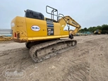 Used Komatsu Excavator in yard